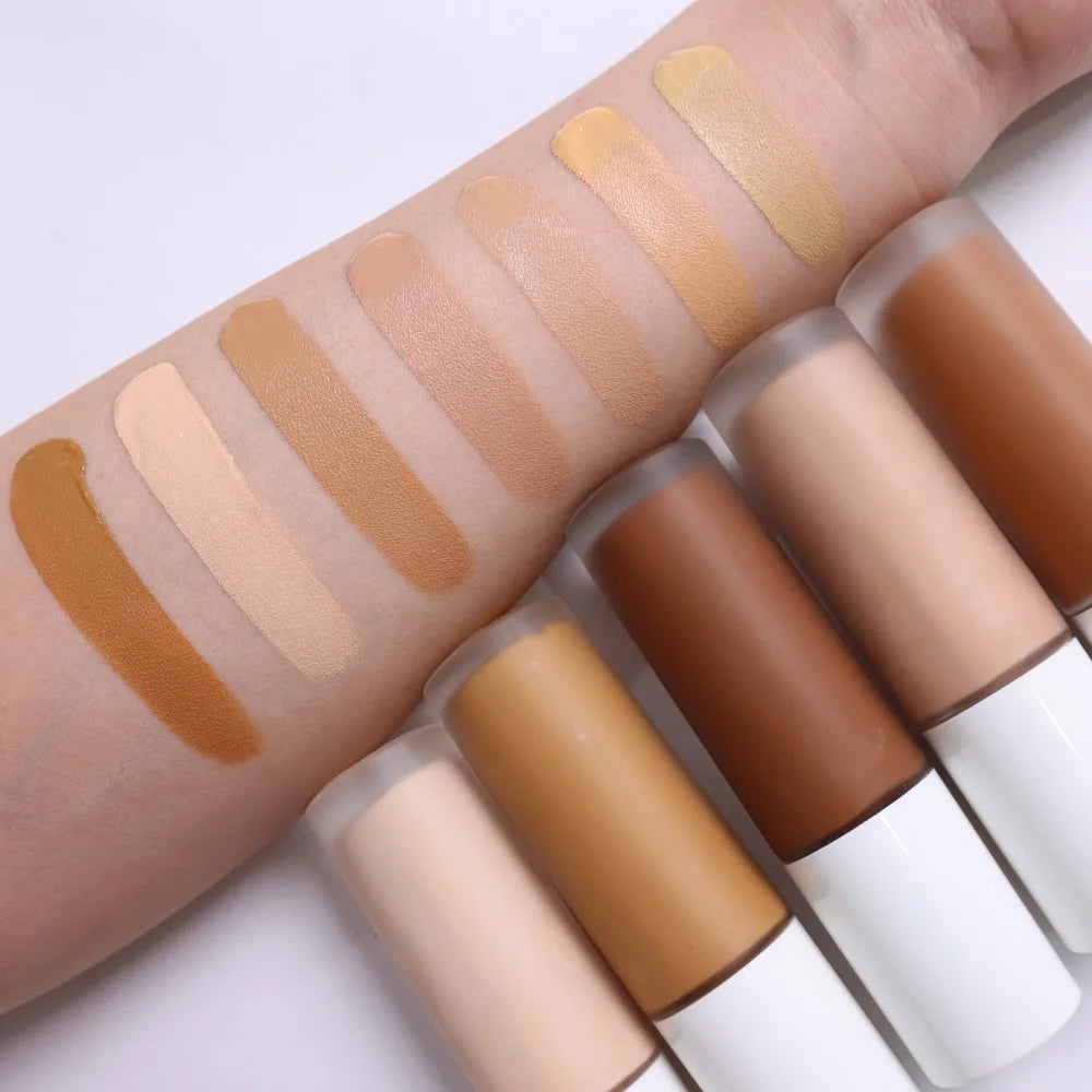 Cosmetics Vegan Make up Foundation High Quality for Black Women Dark Skin Full Coverage Liquid Foundation Private Label Good Vibrations
