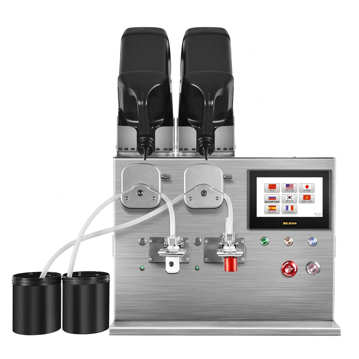 ANDUUK 30 ml 50 ml Automatic double head Easy operate precision touch screen Lip Gloss Nail Gel Polish uv gel filling machine Good Vibrations