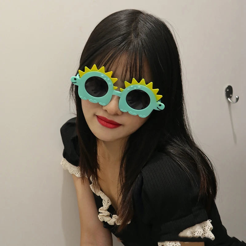 1 Pcs Sunglasses Funny Crazy Party Dress Glasses Accessories Novelty Costume Party Carnival Glasses Event Decoration Supplies Good Vibrations