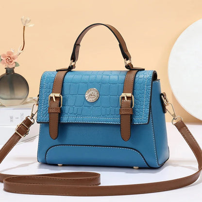 New Academic Style Leisure Time Soft Leather Fashion Trend Luxury Handbags Shoulder Bag Women's Messenger Bags Good Vibrations