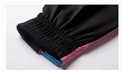 Harajuku Fashion Sports Men Pants Daily Outdoor Basketball Sweatpants Hollow Out Side Stripe Button Fly Design Creative Trousers Good Vibrations