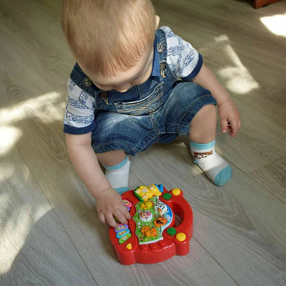 Baby Musical Toy with Animal Sound Kids Piano Keyboard Electric Flashing Music Instrument Early Educational Toys for Children Good Vibrations