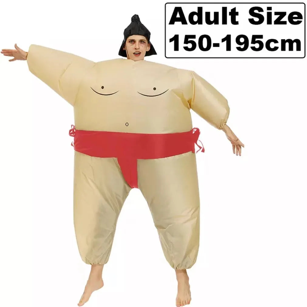 Halloween Costumes for Adult Men Women Cosplay Clown Anime Mascot Inflatable Costume Carnival Party Christmas Role Play Dress Good Vibrations