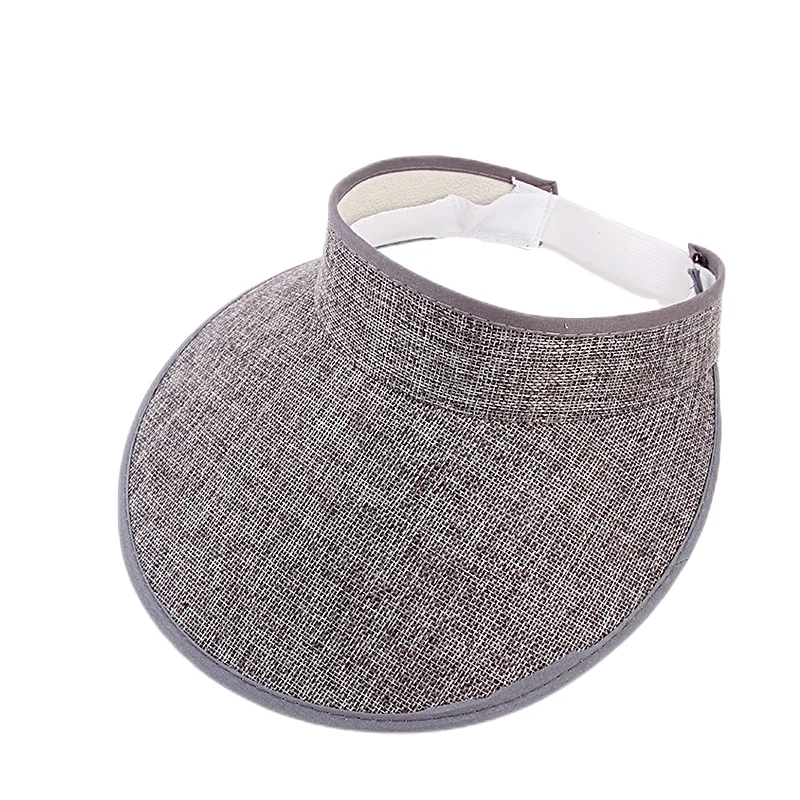 Sun Visors For Women Faux Linen Fashion Hats For Women Sports Visor Women hats Good Vibrations