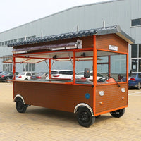 Great Discount Customized Size Food Truck Trailer and for Sale Mobile Fast Food Cart Good Vibrations