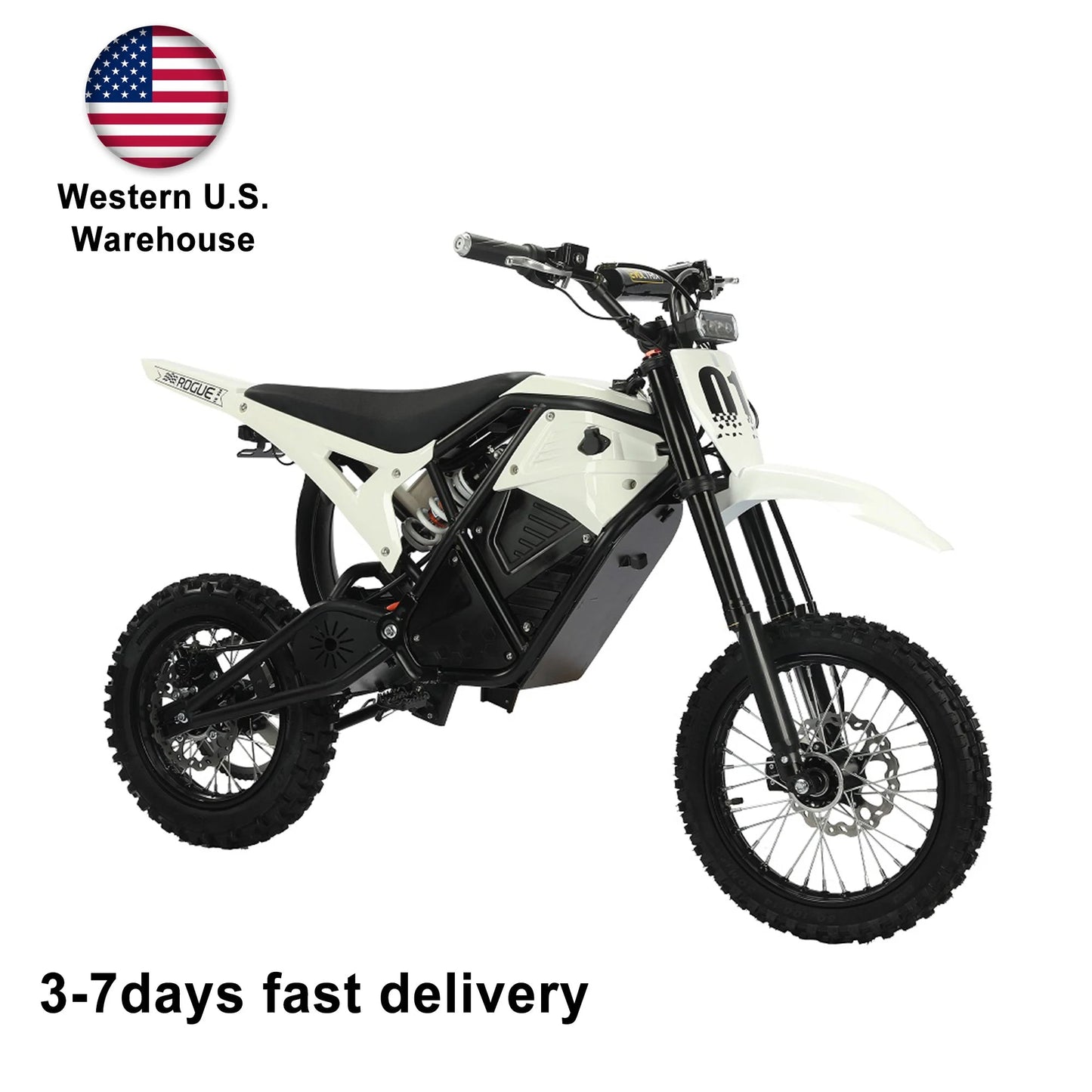 2000W 200N.M High Torque Adults Teenager 48V Dirt Bicycle Electric Bike with Hydraulic Dis Brake Good Vibrations