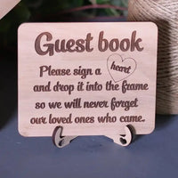 Personalized Wedding Guest Book - Gold Letter Sign Guest Book - Alternative Guest Book - Wedding Decorations Rustic - Guest Book Good Vibrations