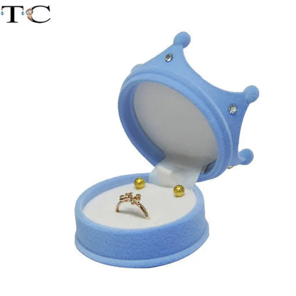 Creative Velvet Jewelry Box Mini Container Ring Box Earrings Rings Storage Box Small Accessories Display Gift Box Good Vibrations