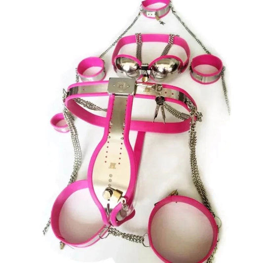 Male Bondage Cock Ring Sex Toys for Men 9pcs/set Male Chastity Belt Stainless Steel Chastity Device Anal Plug Chastity Cage GOOD Vibrations