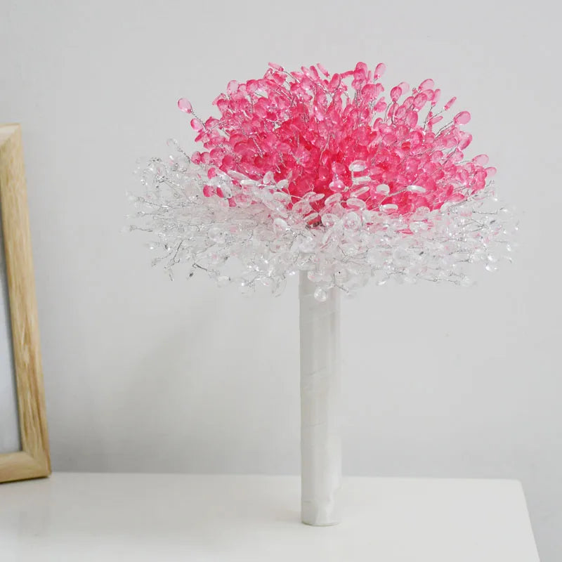 perfectlifeoh Wedding bouquet Bridal wedding bouquet holding hands Crystal boutique wedding bouquet Good Vibrations