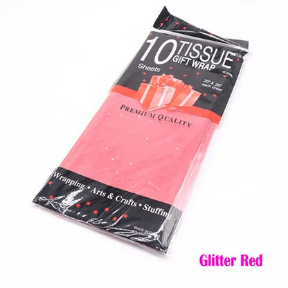 10 Sheets 50*66cm Tissue Paper DIY Handmade Craft Paper Flowers Gift Packing Wedding Festive & Party Home Decoration Supplies Good Vibrations