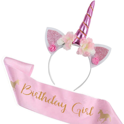 Unicorn Decoration Birthday Party Decor Kids Unicorn Disposable Tableware set Unicornio Baby Shower Girl Birthday Party Supplies Good Vibrations