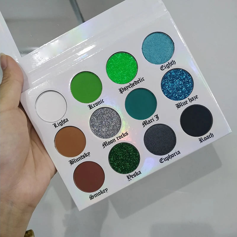 Wholesale Custom Vegan Eyeshadow Pallets Private Label Eye Shadow Palette Good Vibrations