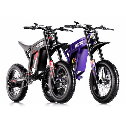 HEZZO Ebike D5 60V 3000W 20Inch Powerful Cross Motorbike 30Ah 70KM/H 160Nm 120Km Dirtb Bike Electric Bike EU UK US Warehouse Good Vibrations