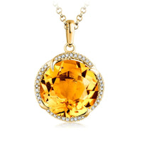 JoiasHome Charms Jewelry Sets for Women Fashion Yellow Crystal Ring Earrings Necklace Female Party Silver 925 Jewelry Wholesale Good Vibrations