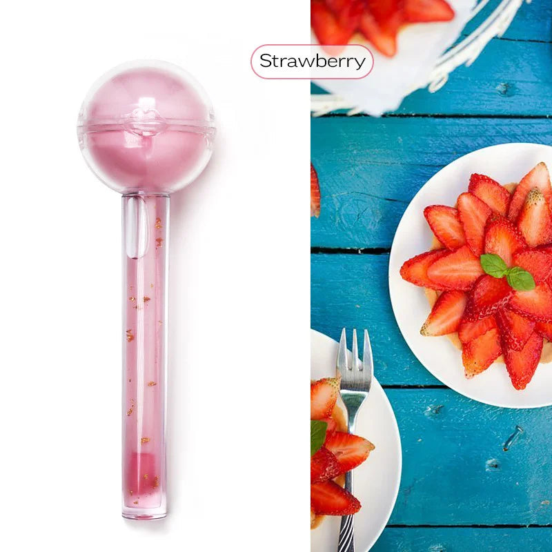 SENKA Wholesale Custom Shining Star Lollipop Moisturizing Repair Lip Gloss Lipstick Moisturizing Repair Lip Moisturizing Lip Oil Good Vibrations