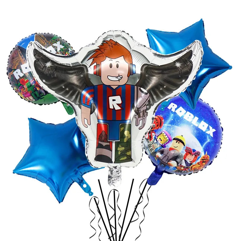 Wholesale Robot Party Balloon Decorations for Baby Shower and Children's Birthday Aluminum Film Digital Set for Mother's Day Good Vibrations