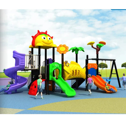 Stainless Steel Slide Outdoor Kids Playhouse Playground Equipment Garden School Usage Children's Playtime Residential Park Areas Good Vibrations