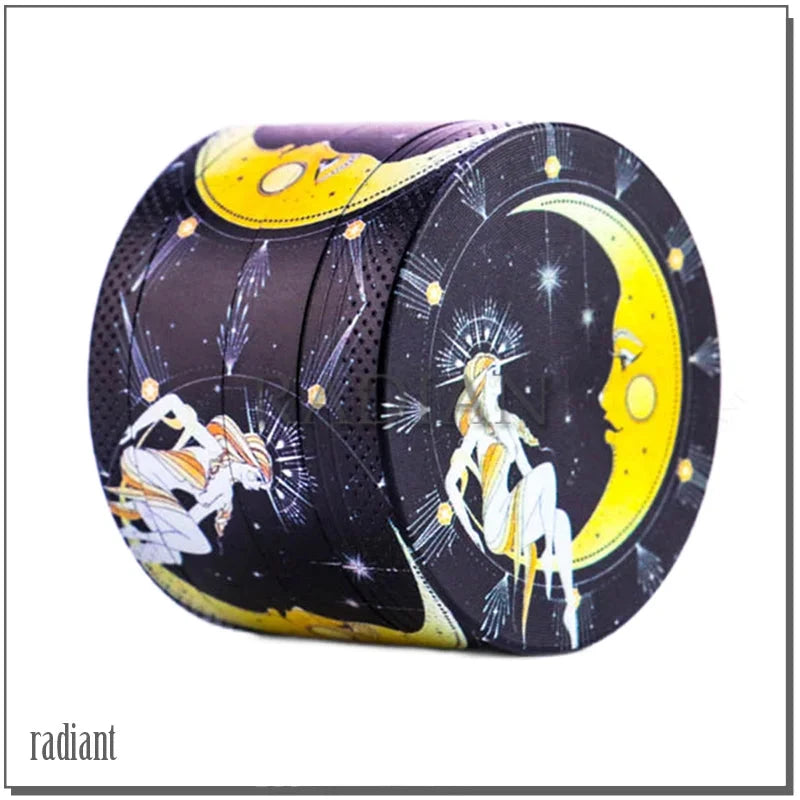 50MM Metal Tobacco Grinder for Kitchen Multifunctional Spice Crusher Kitchen Wholesale 4-layer Metal Smoking Mill Spice Grinder Good Vibrations