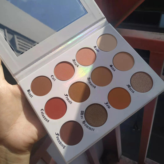 Wholesale Custom Vegan Eyeshadow Pallets Private Label Eye Shadow Palette Good Vibrations