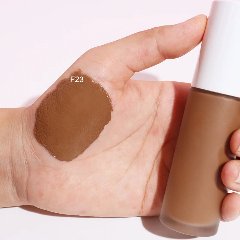 Cosmetics Vegan Make up Foundation High Quality for Black Women Dark Skin Full Coverage Liquid Foundation Private Label Good Vibrations
