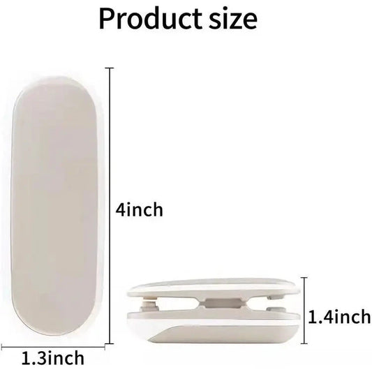 Kitchen Gadgets Gift Set Plastic Bag Cutter Sceller Portable Potato Chips Closer Snacks Packet Food Sealer Good Vibrations