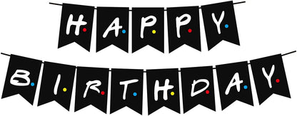 Friends TV show happy birthday party paper banner friend theme party suitable for friends birthday party decoration Good Vibrations