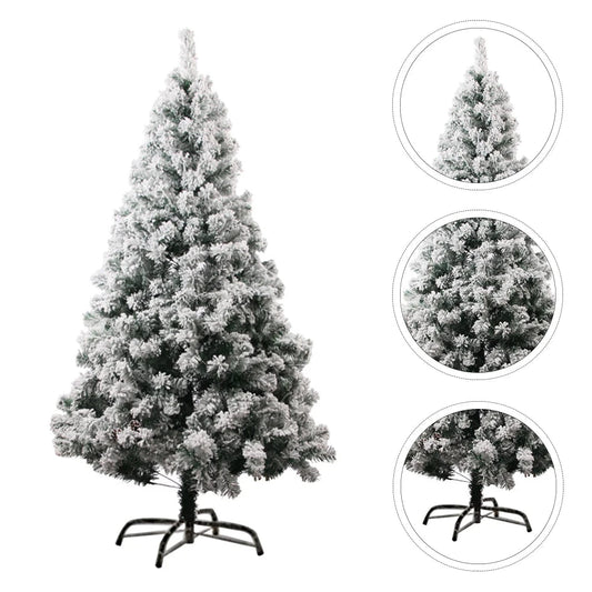 60cm Christmas tree white flocking snowflake Christmas tree decoration ornaments desktop decoration shopping mall party supplies Good Vibrations