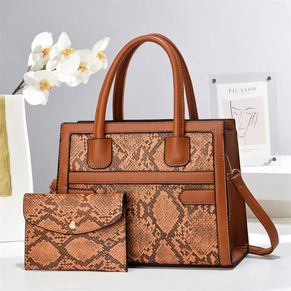 2024 Retro Contrasting Print Casual Tote Handbags Women's Zipper Closure Shopping Shoulder Bag Wholesale Good Vibrations