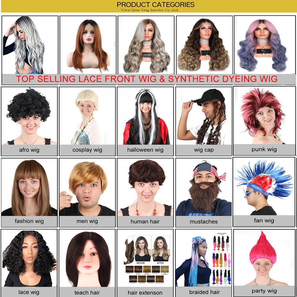 Long Wavy Ombre Cosplay Wig With Bangs Synthetic Fiber Heat Resistant Fashion Gradient Color Party Halloween Costume Women Wig Good Vibrations