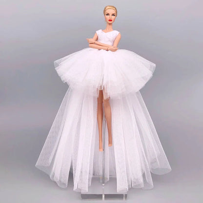 fashion for barbie elegant lady wedding dress for 30cm doll clothes princesa for bjd 1/6 dress long dress accessories Good Vibrations