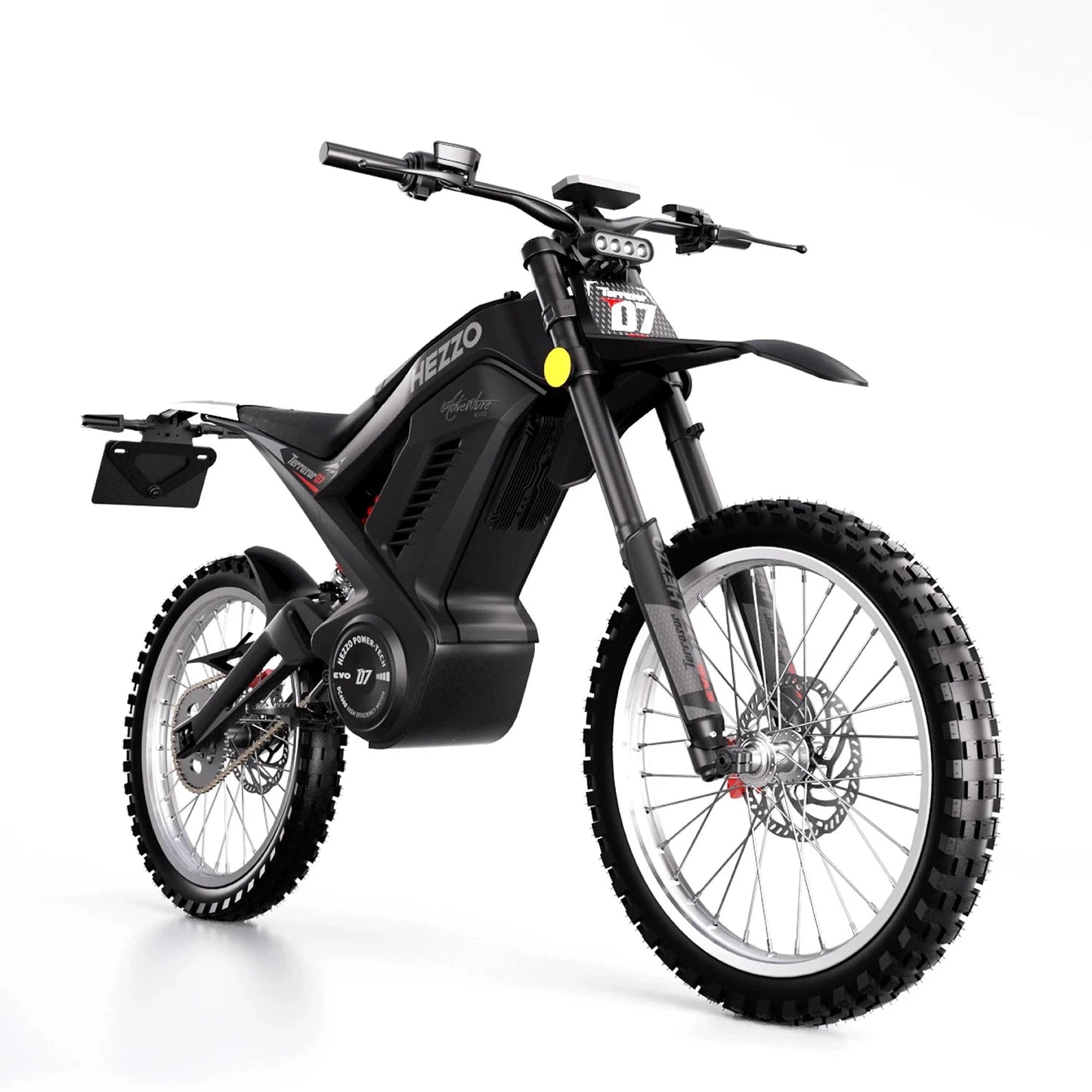 HEZZO D7 72V 8000W 35Ah 389Nm High Quality Off-road Hydraulic Disc Brake Lithium Battery Electric Bike  EU, UK, US Warehouses Good Vibrations