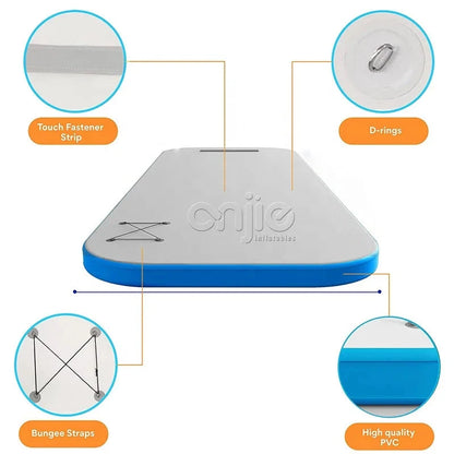 Jet Ski Pier Float Deck Inflatable Pier Platform Line Stitching Inflatable Yacht Pier Floating Good Vibrations