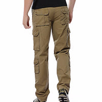 2023 New Men Cargo Pants Mens Loose Army Tactical Pants Multi-pocket Trousers Pantalon Homme Big Size 46 Male Military Overalls Good Vibrations