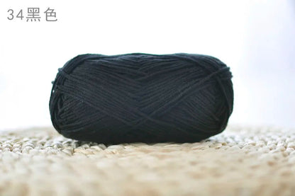 Factory Wholesale Recycled Baby Cotton Yarn 4 Strands of Milk Yarn Bag for Doll Clothes Hand-Knitted High Tenacity for Weaving Good Vibrations