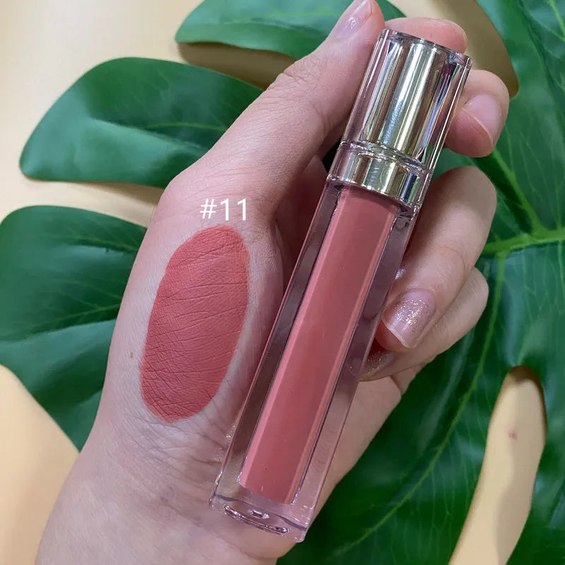 Hot Selling Liquid Matte Lipstick Private Label Waterproof Makeup Lip Gloss  Lipgloss for Women Good Vibrations