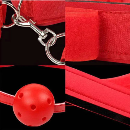 Sex Toys For Couples Flirting Adjustable Erotic Handcuffs Neck Ankle Bondage Harness Open BDSM Adult Games Restraints Chastity GOOD Vibrations