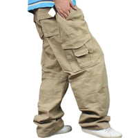 Wide Leg Hip Hop Pants Men Loose Outdoor Cotton Harem Trousers Cargo Pants Loose Baggy Trouser Streetwear  Joggers Pant Good Vibrations