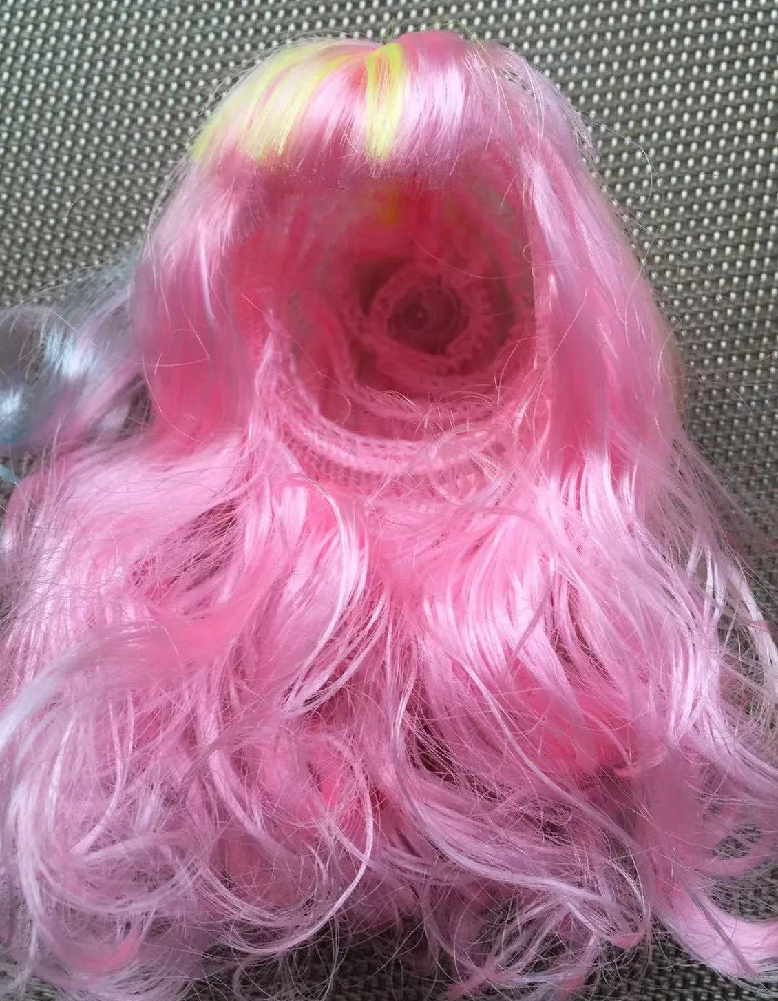 Small Wig For Doll Toy Head Princess Doll Head Candy Color DIY Toy Wig Gold Purple Pink Green Black 1/6 Wig LOLS Dolls Wig Good Vibrations