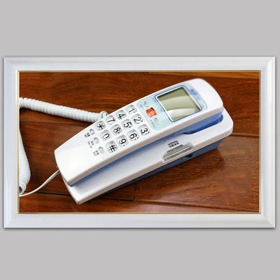 Corded Phone Landline Telephone With FSK / DTMF Caller ID,Ringtone Adjustment,Support Callback for Home Office telefono fijo Good Vibrations
