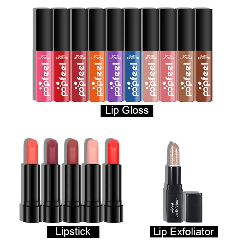 HOT 20 Styles New Fashion Eye Shadow POPFEEL Birthday Gift Makeup Gift Set ALL in ONE Full Professional Makeup Kit for Girl Good Vibrations