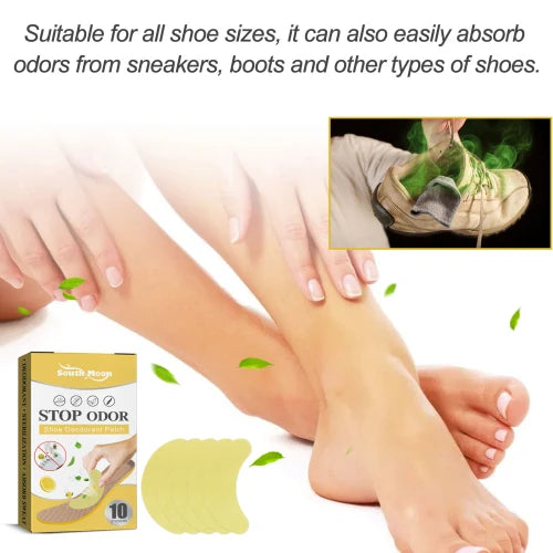 South Moon  Sports Shoes Sweat Feet Clean Desalting Odor Fresh And Fragrant Shoe Stickers Good Vibrations