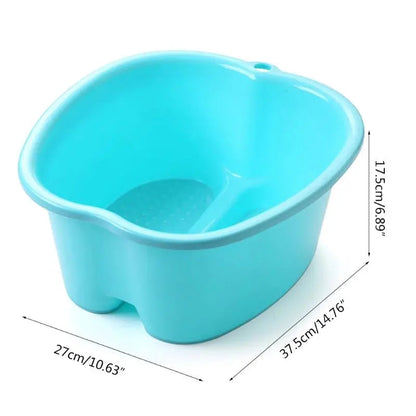 Plastic Large Foot Bath Spa Tub Basin Bucket for Soaking Feet Detox Pedicure Massage Portable 4 Colors Good Vibrations Adult Super Store