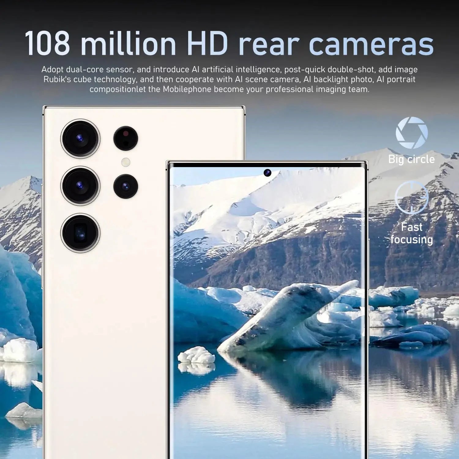 Lower Price Safe Packing 6.7Inch Smart Island S22 Ultra Mobile Phones With Built in E-Pen Good Vibrations