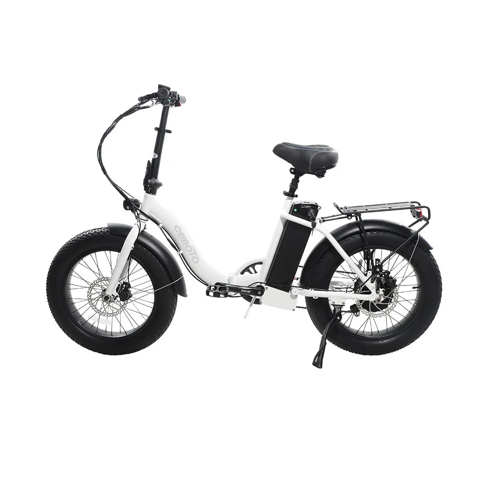 20-Inch Fat Tire Folding Electric Bike with 48V 500W 750W 7 Speed Aluminum Frame 15ah Lithium Battery Adult Folding E-Bike Good Vibrations