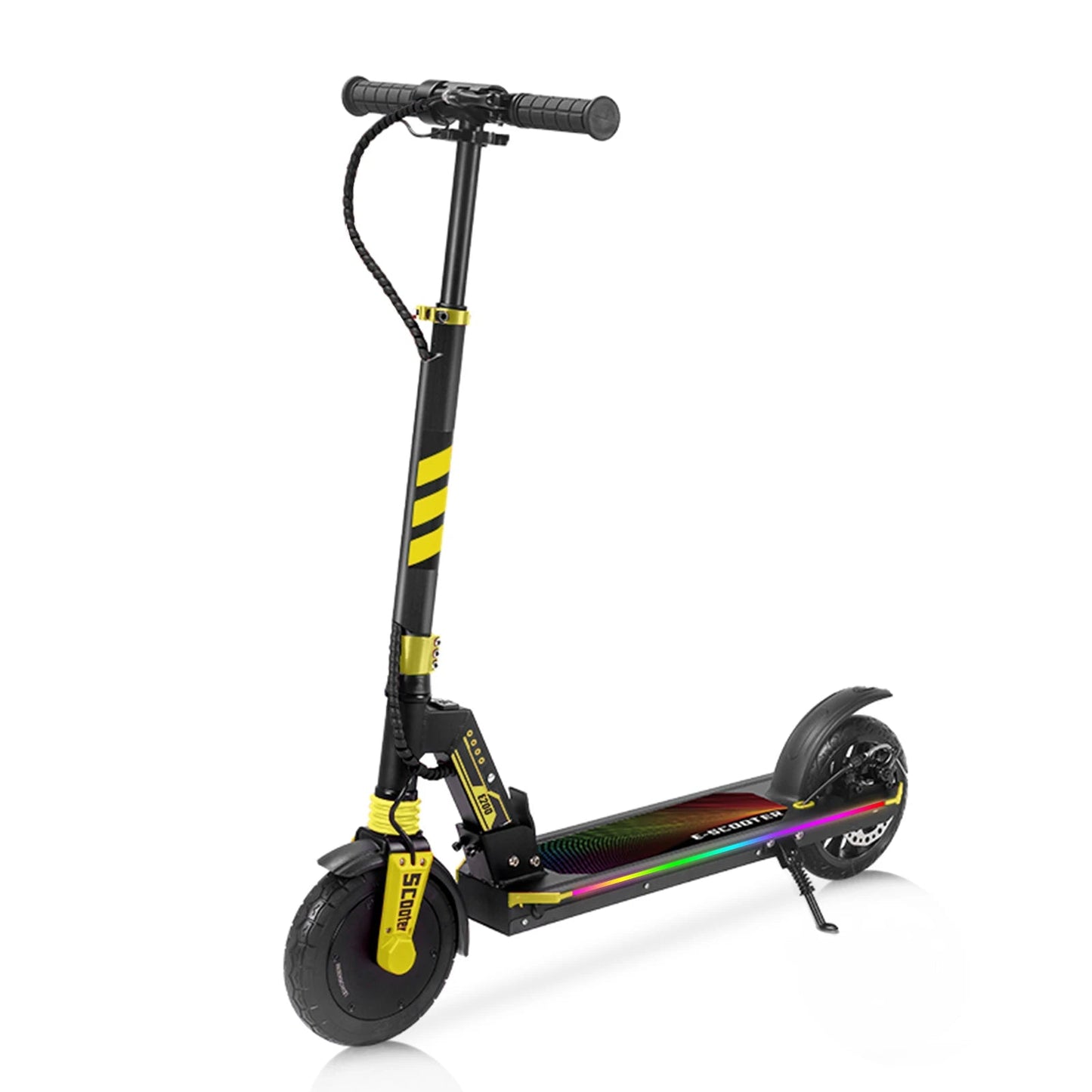 Battery Electric Bike Skateboard 180w 24v Kids City Electric Scooter for Teenagers With Led Light Good Vibrations