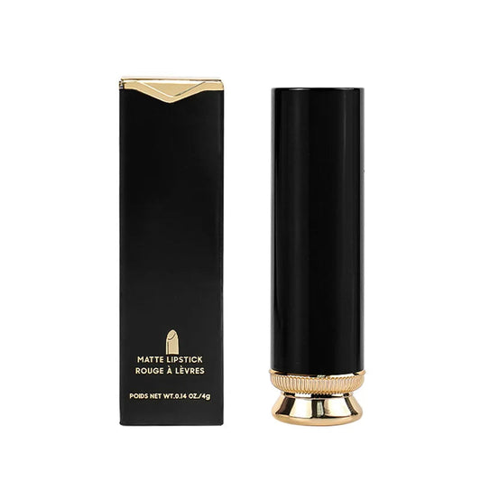Custom Vegan Cruelty Free High Quality Pigment Velvet Matte Lip Stick Luxury Vegan Makeup Lipstick Private Label Good Vibrations
