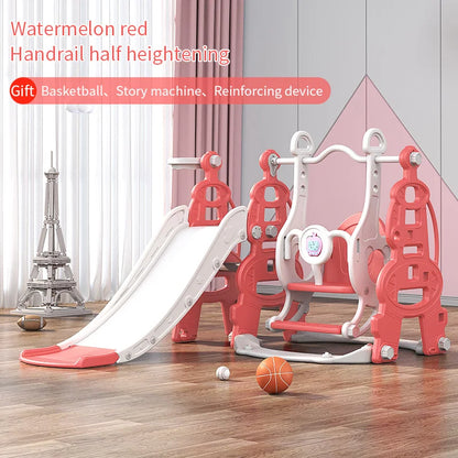 Hot Selling Indoor Playground Equipment HDPE/PE Material Sliding Slide Swing Set Playhouse Combination for Daycare Baby Play Good Vibrations