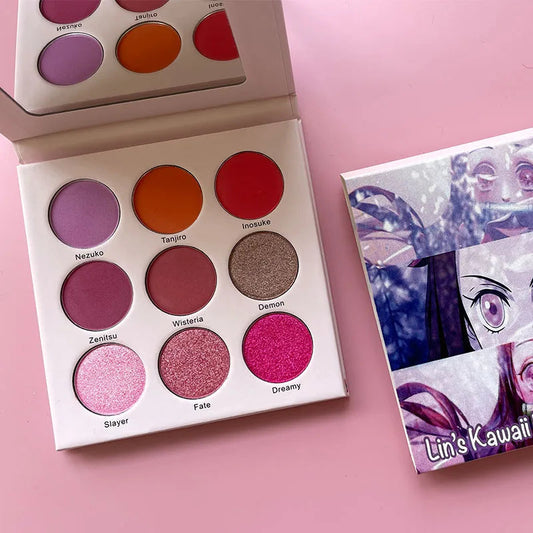 Custom Logo Eye Shadow Palette High Pigmented Nude Matte Makeup Glitter Eye Shadow Palette Private Label Eyeshadow Palette Good Vibrations