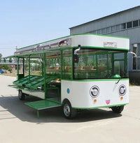 Great Discount Customized Size Food Truck Trailer and for Sale Mobile Fast Food Cart Good Vibrations